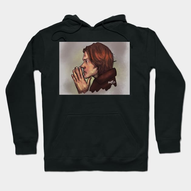 Sam Winchester Artwork Hoodie by meganellyse